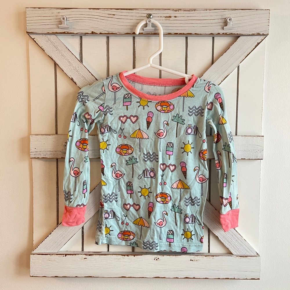 Little Sleepies Pool Party Bamboo Pajama Top Only